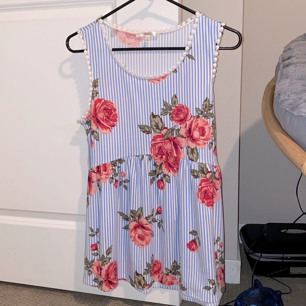 Floral tank top